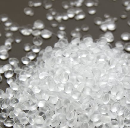Transparent rLDPE